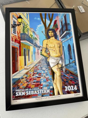 Afiche Fiestas de la Calle San Sebastián 2024 - Edición Limitada